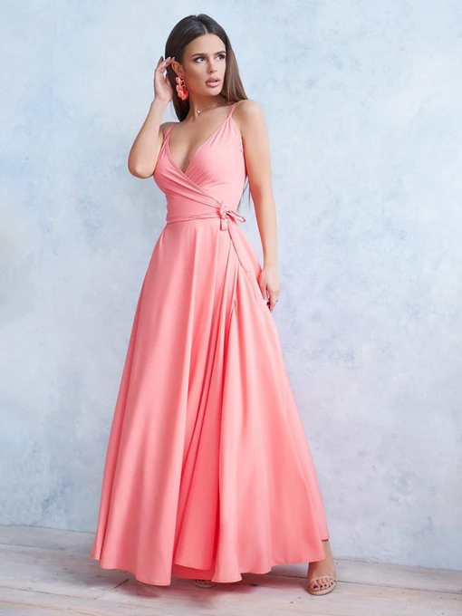 Сукні ISSA Plus модель 11745_pink Фото