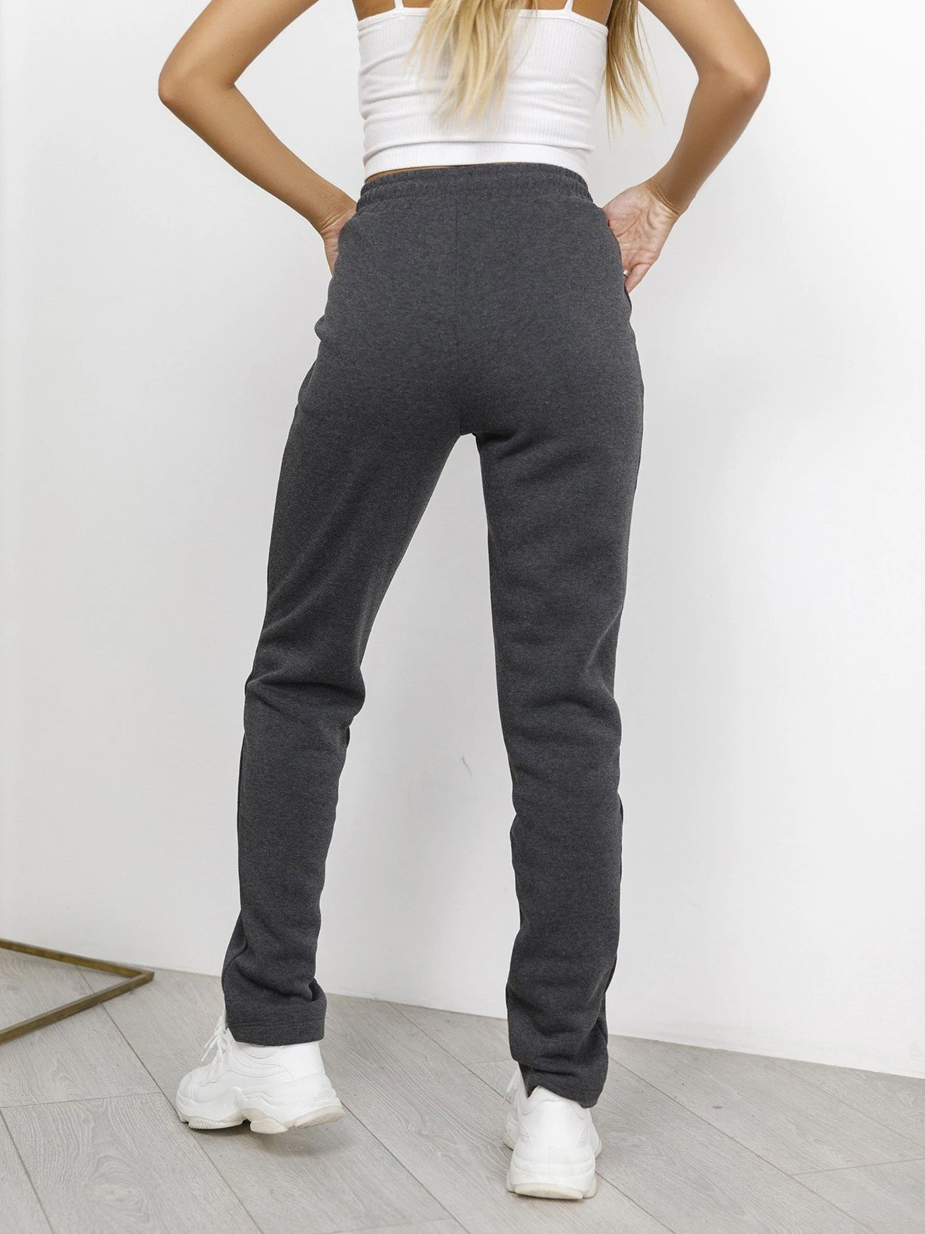 Брюки ISSA Plus модель 12255_darkgray Брюки ISSA Plus модель 12255_darkgray Фото