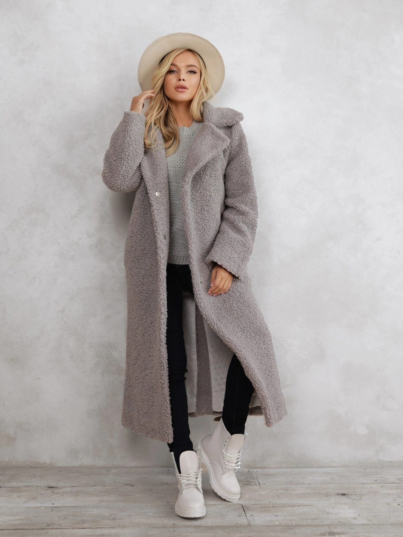 Куртки та дублянки ISSA Plus модель 12287_grey Куртки та дублянки ISSA Plus модель 12287_grey Фото