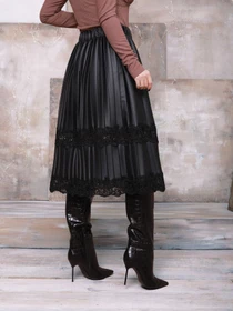 Юбки ISSA Plus модель 12333_black Фото