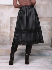 Юбки ISSA Plus модель 12333_black Фото