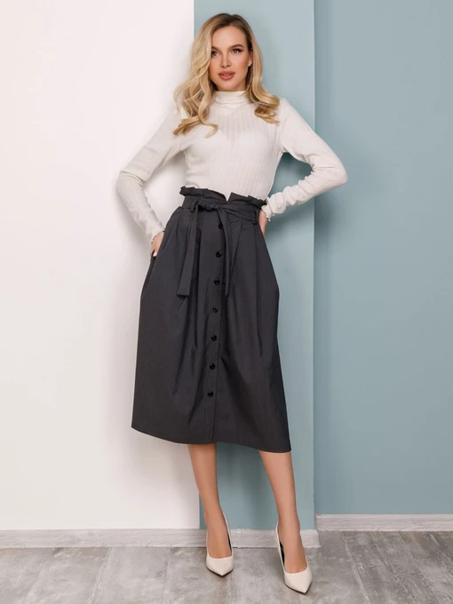 Спідниці ISSA Plus модель 12464_grey Фото