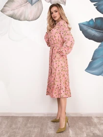 Сукні ISSA Plus модель 12532_pink Фото