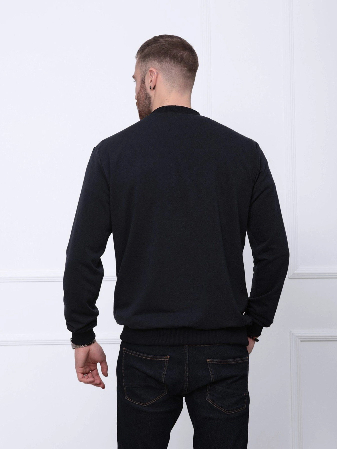Худи и свитшоты ISSA Plus модель GN-419_darkblue Худи и свитшоты ISSA Plus модель GN-419_darkblue Фото