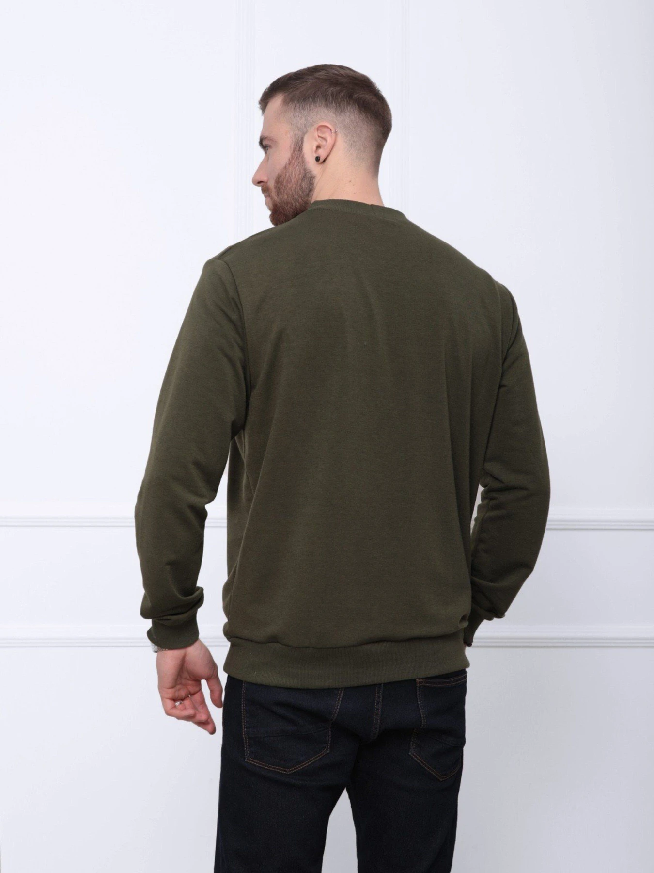 Худи и свитшоты ISSA Plus модель GN-419_khaki Фото