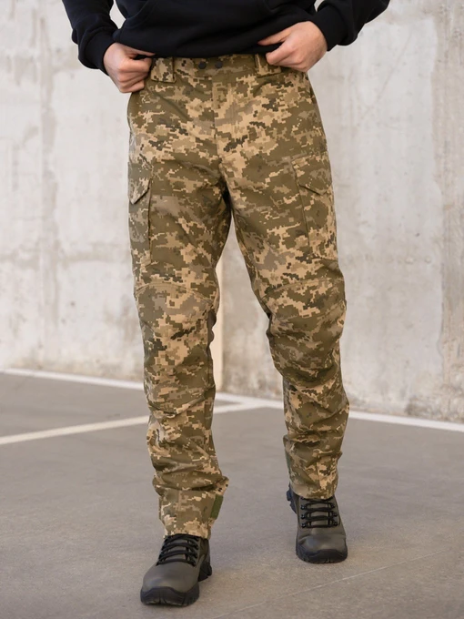 Брюки ISSA Plus модель GN-483_khaki Фото