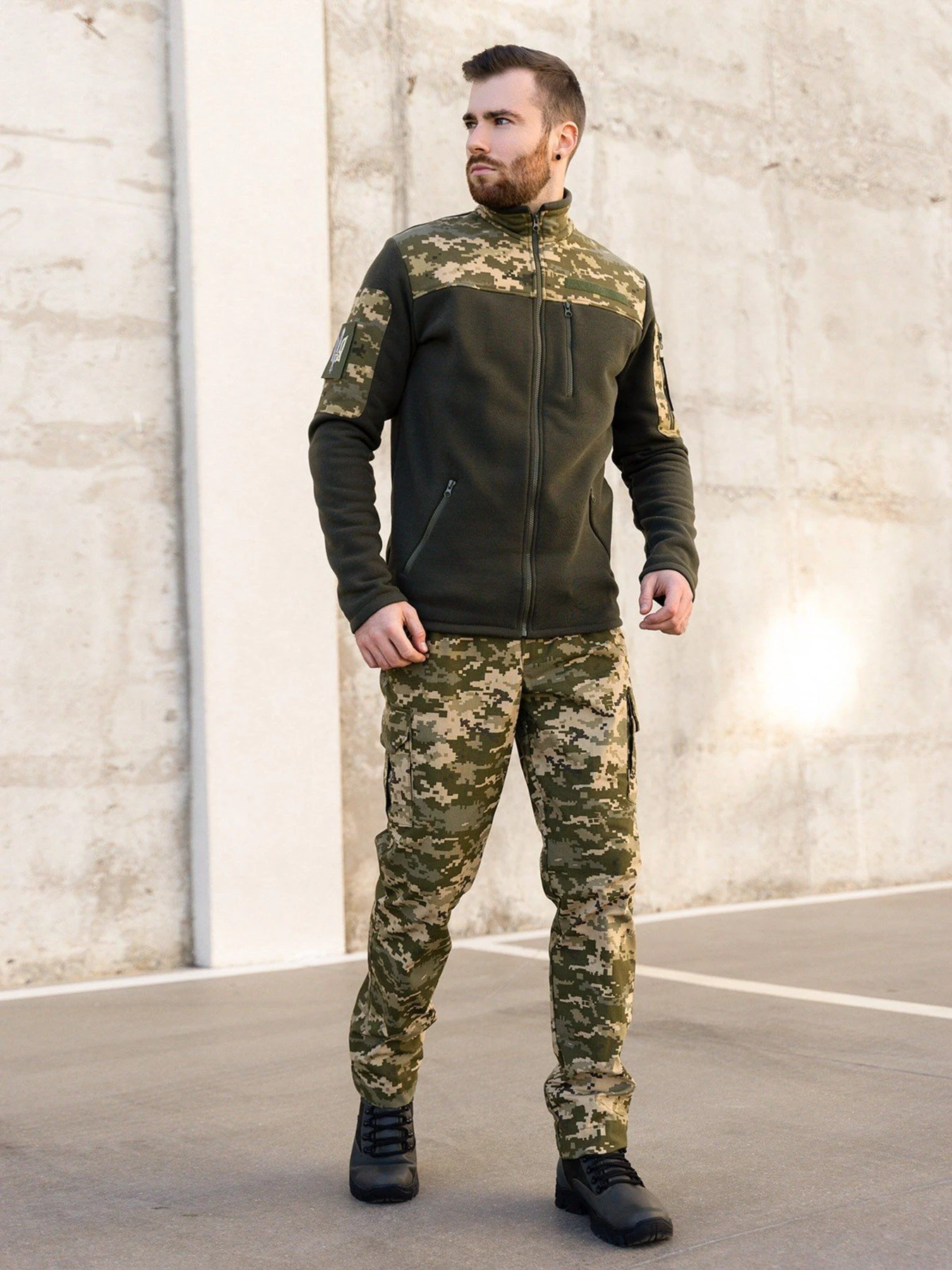 Штани ISSA Plus модель GN-484_khaki Штани ISSA Plus модель GN-484_khaki Фото