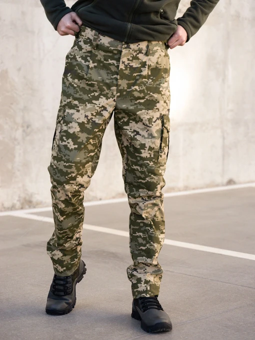Брюки ISSA Plus модель GN-484_khaki Фото