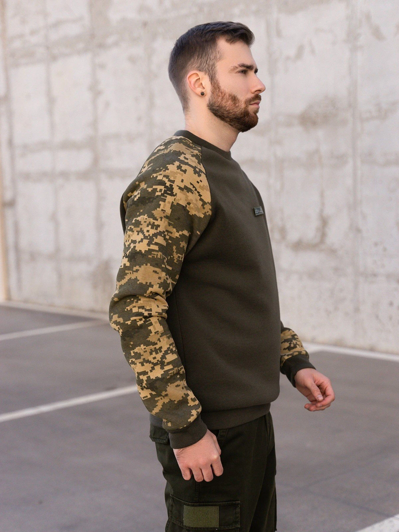 Худі та світшоти ISSA Plus модель GN-490_khaki Худі та світшоти ISSA Plus модель GN-490_khaki Фото