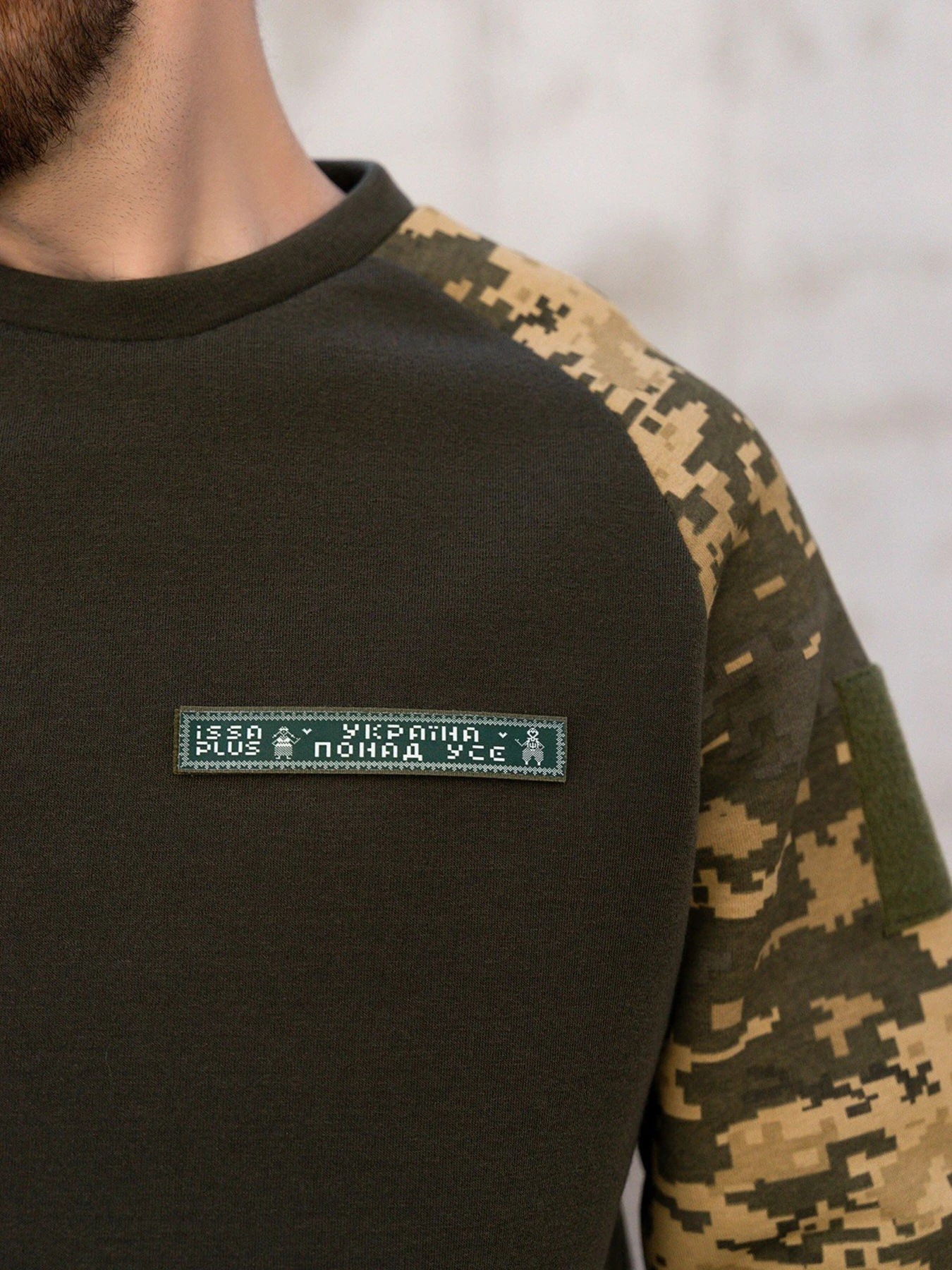 Худі та світшоти ISSA Plus модель GN-490_khaki Худі та світшоти ISSA Plus модель GN-490_khaki Фото