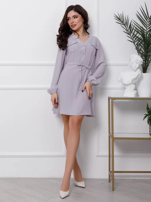 Сукні ISSA Plus модель SA-118_grey Фото