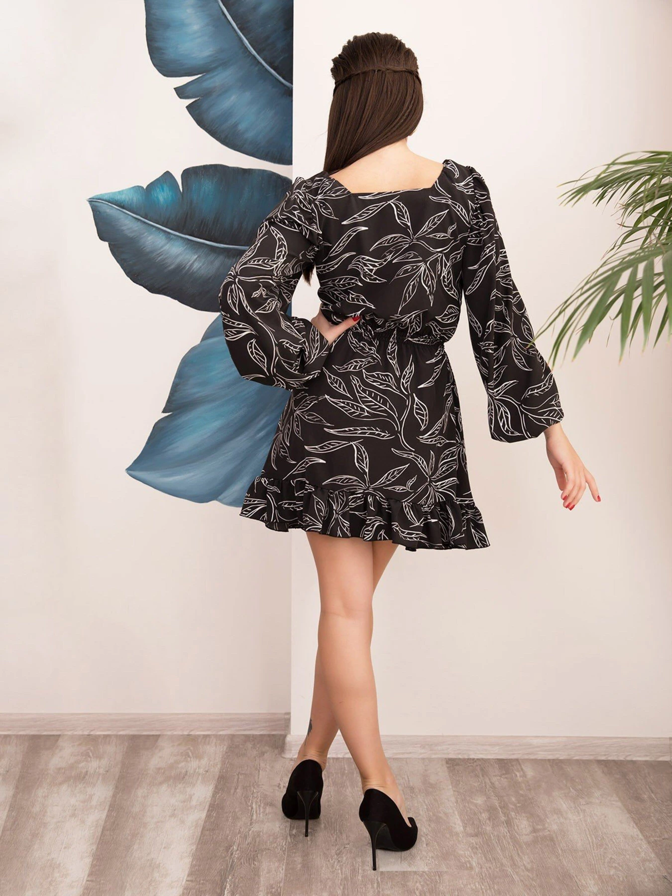 Сукні ISSA Plus модель SA-125_black Сукні ISSA Plus модель SA-125_black Фото