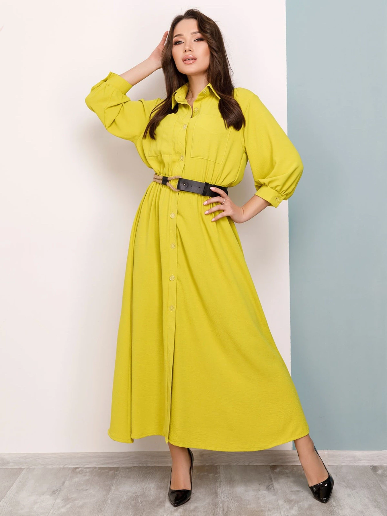 Платья ISSA Plus модель SA-169_olive Платья ISSA Plus модель SA-169_olive Фото