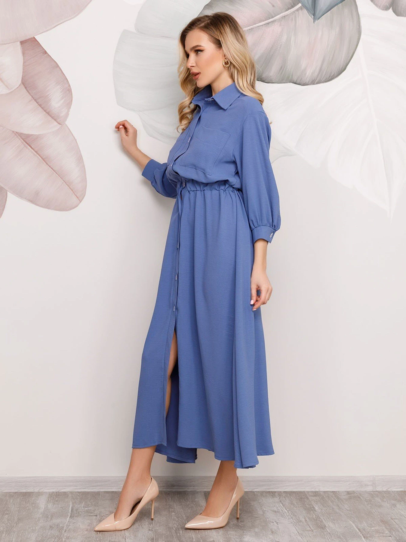 Сукні ISSA Plus модель SA-169_blue Сукні ISSA Plus модель SA-169_blue Фото