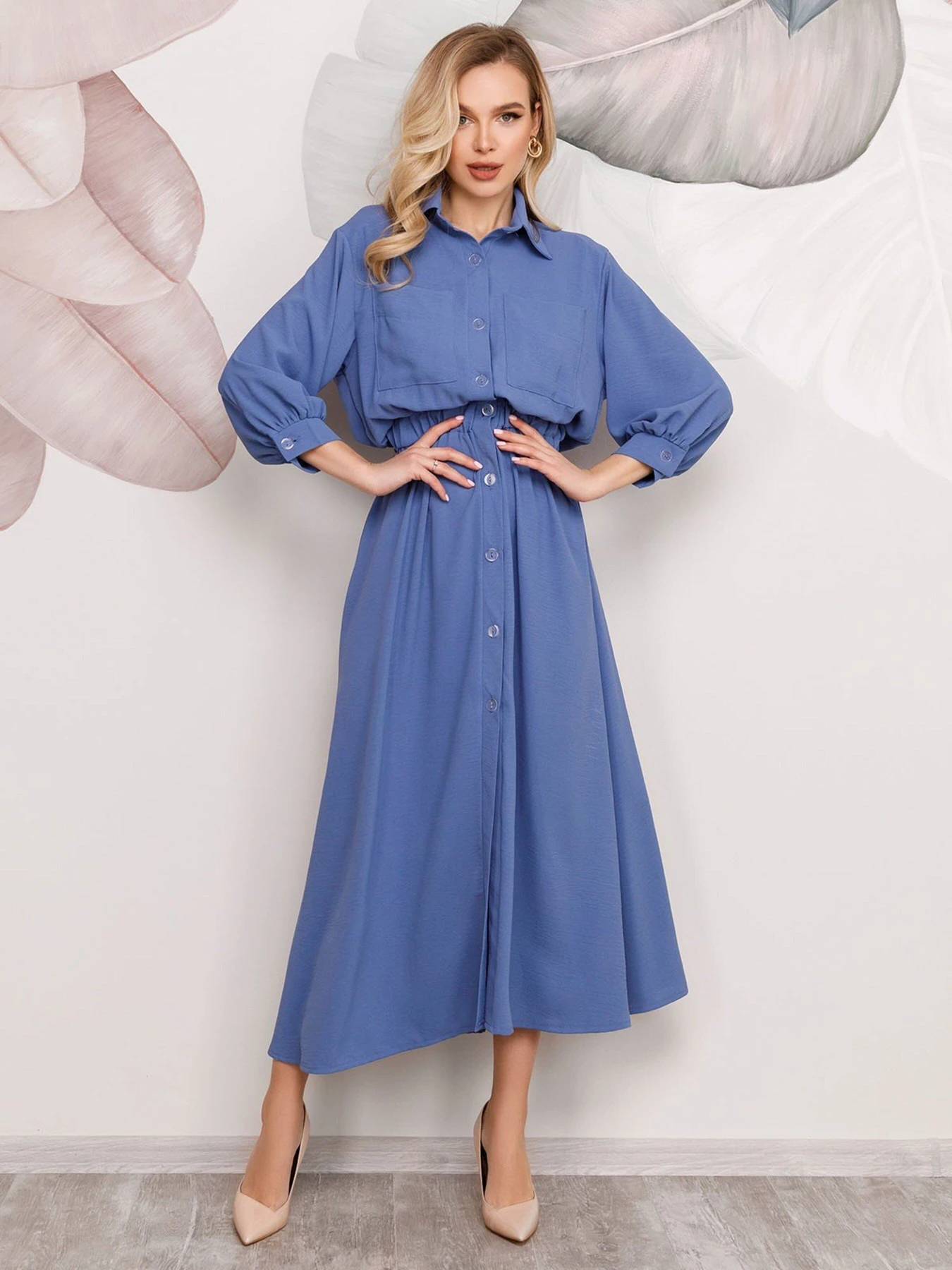 Сукні ISSA Plus модель SA-169_blue Сукні ISSA Plus модель SA-169_blue Фото