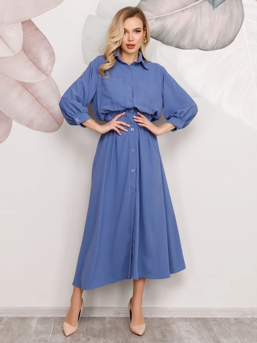 Сукні ISSA Plus модель SA-169_blue Фото