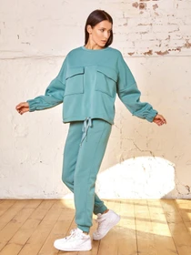 Костюмы ISSA Plus модель SA-342_green Фото