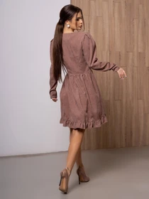 Сукні ISSA Plus модель SA-348_darkbeige Фото