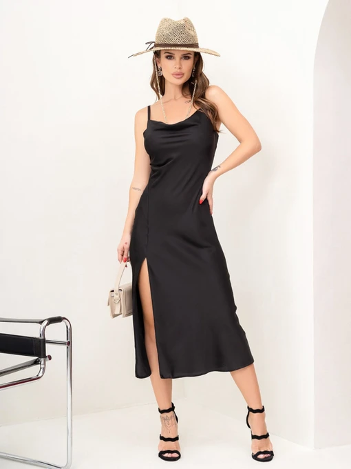 Платья ISSA Plus модель 13882_black Фото