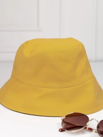 Шапки та кепки ISSA Plus модель KP1-42_mustardblack Фото
