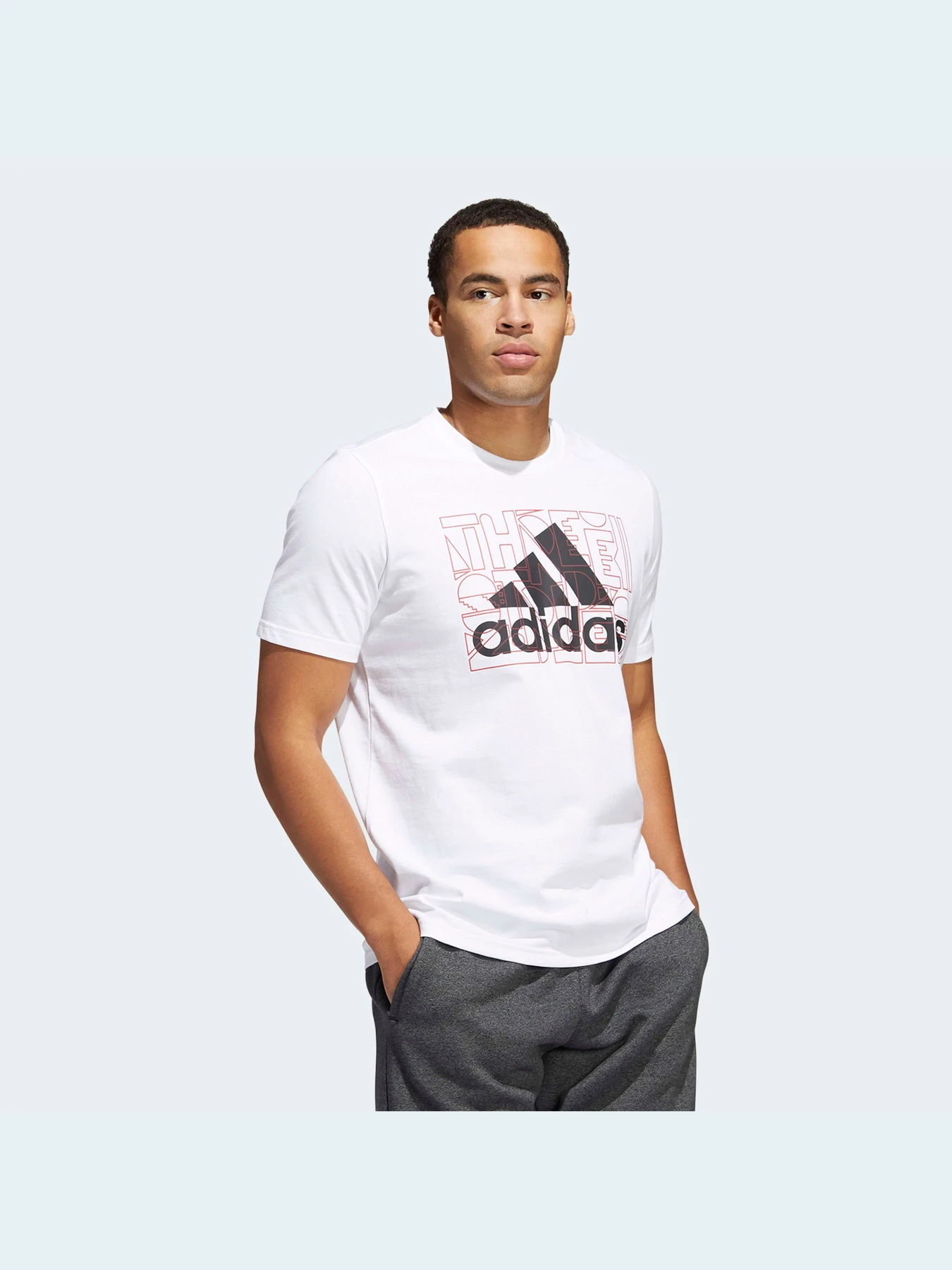 Футболки і поло Adidas Graphics модель HE4817 Футболки і поло Adidas Graphics модель HE4817 Фото
