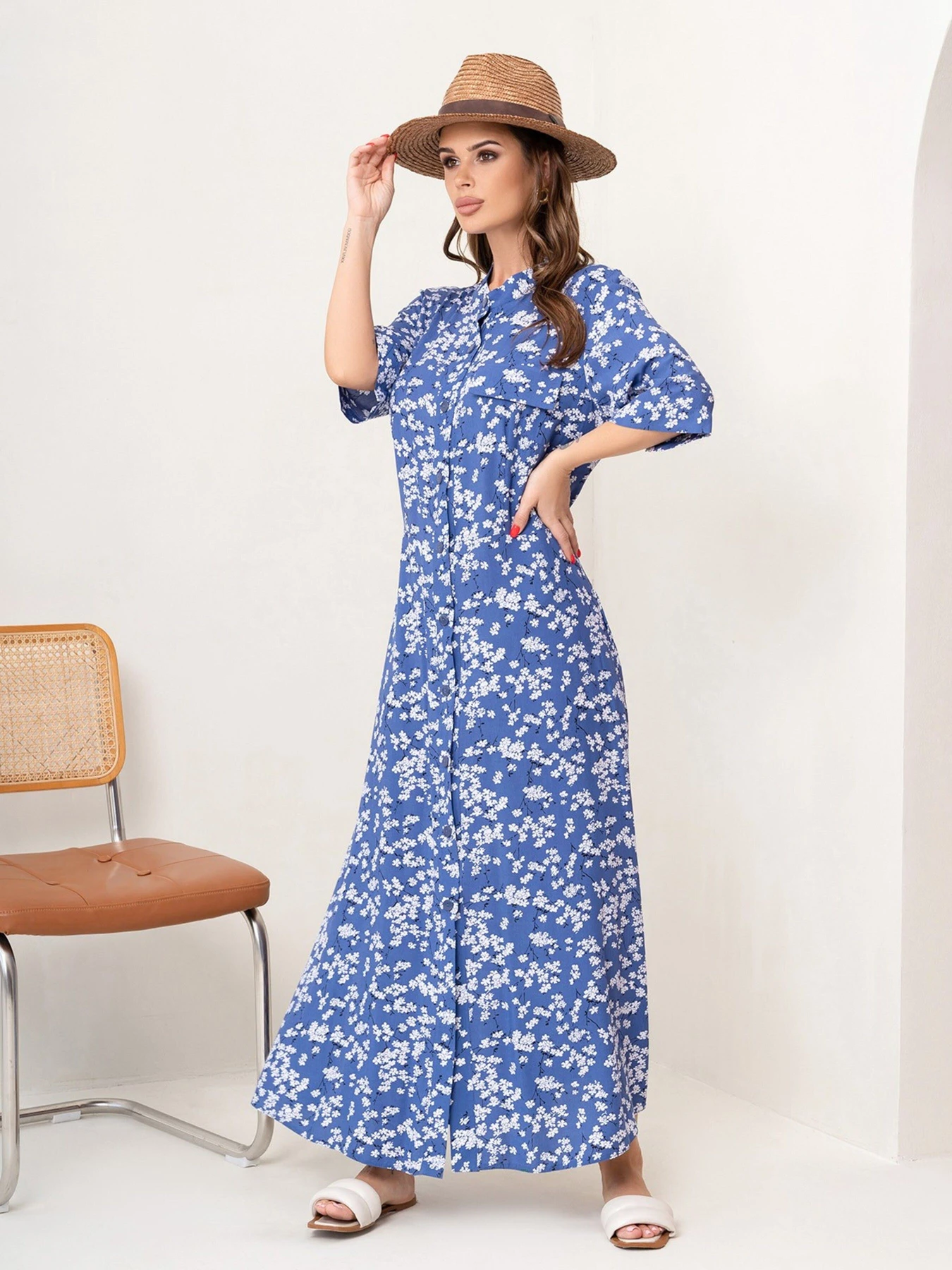 Сукні ISSA Plus модель 14073_blue Сукні ISSA Plus модель 14073_blue Фото