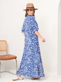 Сукні ISSA Plus модель 14073_blue Фото