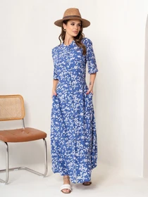 Сукні ISSA Plus модель 14073_blue Фото