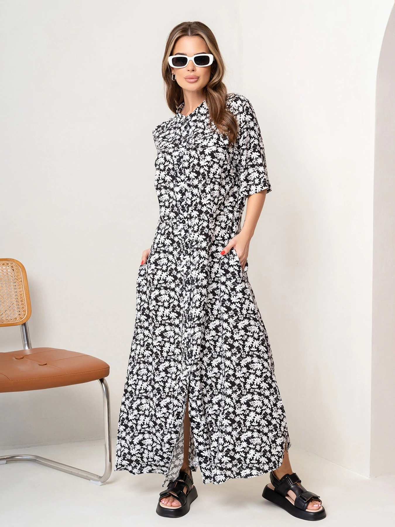 Сукні ISSA Plus модель 14074_blackwhite Сукні ISSA Plus модель 14074_blackwhite Фото