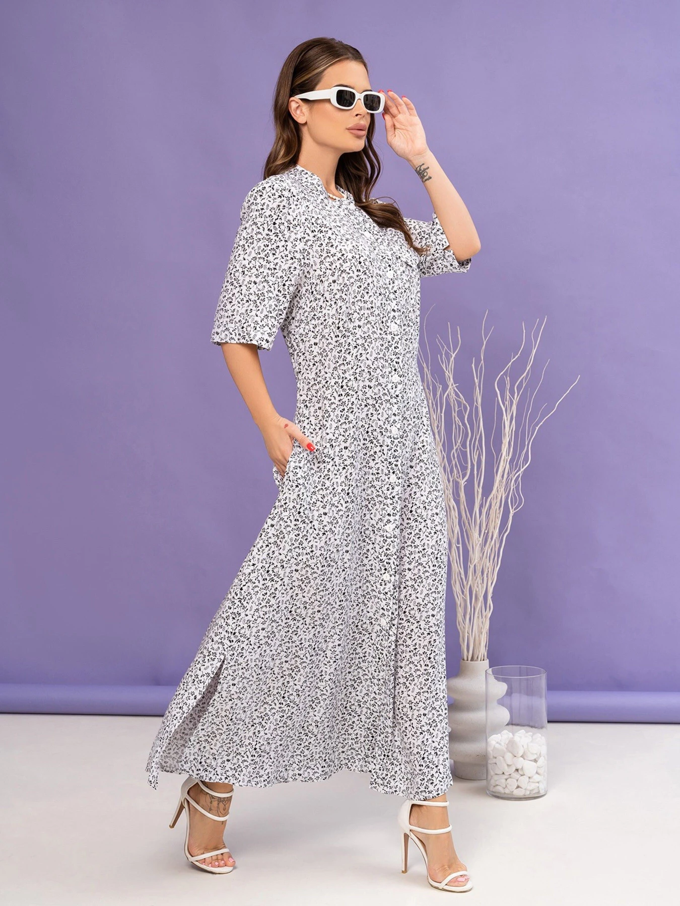 Платья ISSA Plus модель 14075_white Платья ISSA Plus модель 14075_white Фото