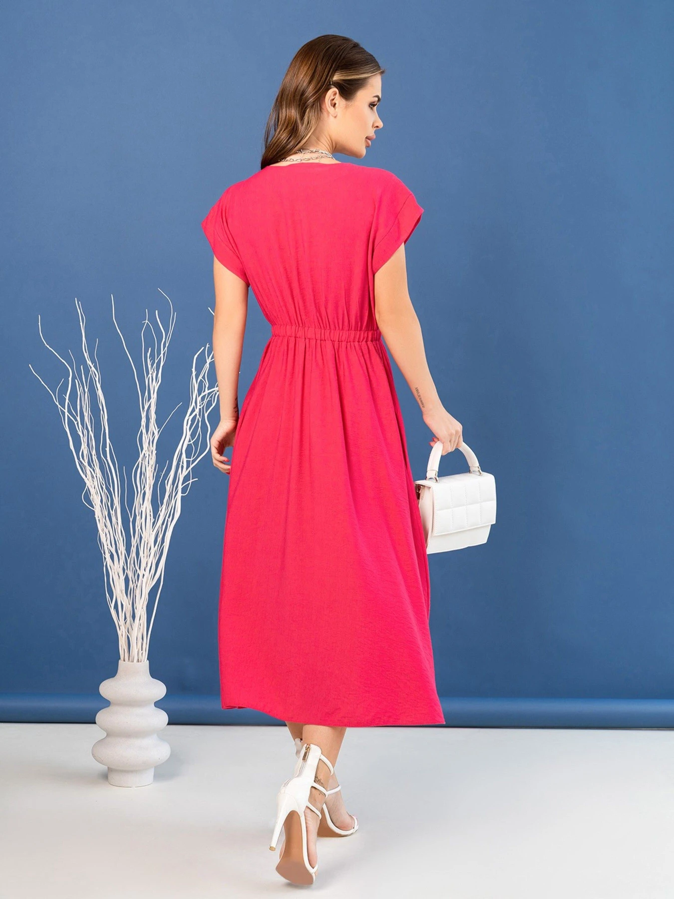 Сукні ISSA Plus модель 14078_crimson Сукні ISSA Plus модель 14078_crimson Фото