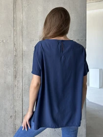 Рубашки ISSA Plus модель WN20-493_darkblue Фото
