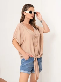Сорочки ISSA Plus модель WN20-494_beige Фото