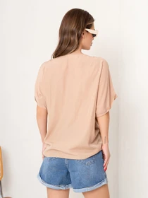 Сорочки ISSA Plus модель WN20-494_beige Фото