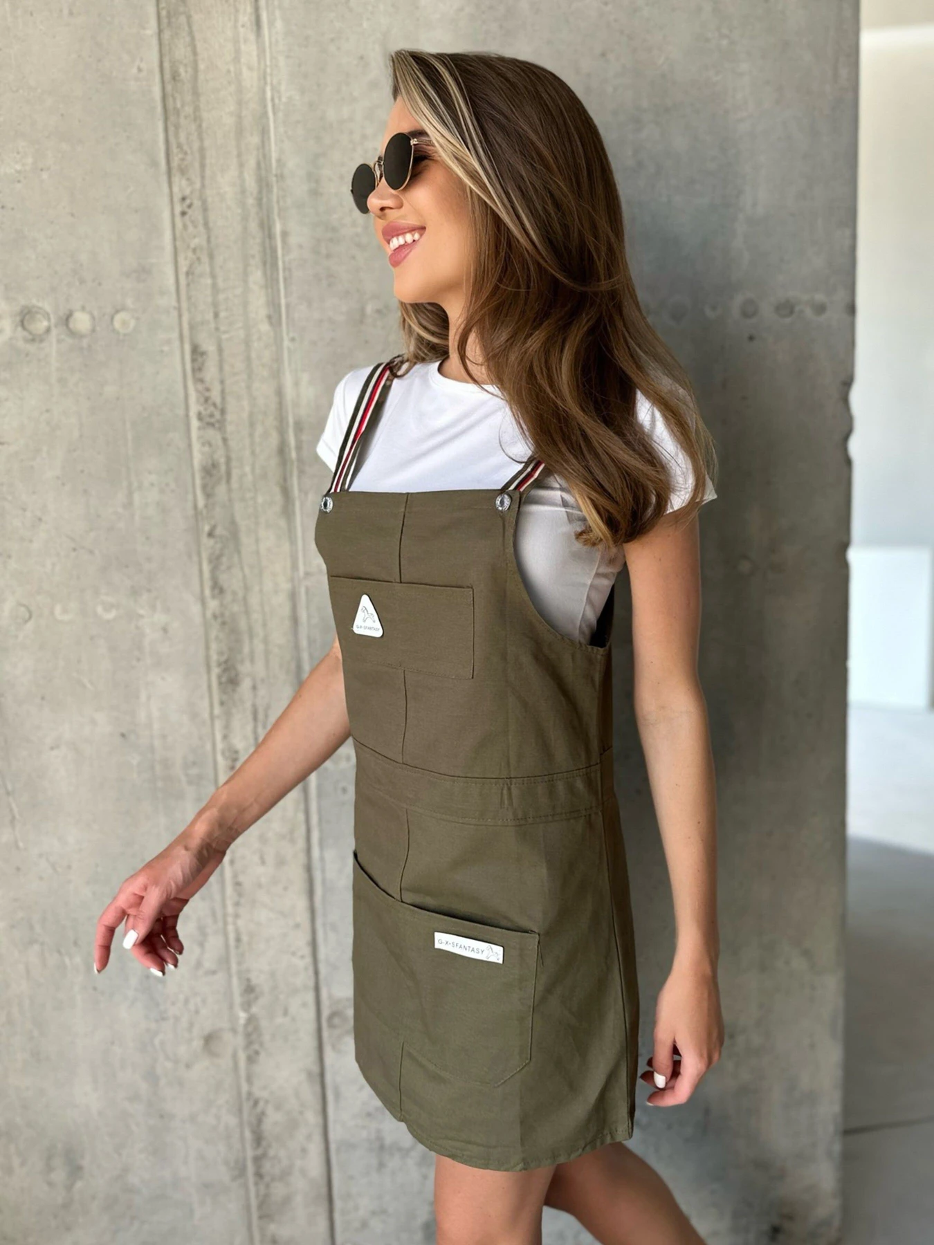 Сукні ISSA Plus модель WN20-495_khaki Фото