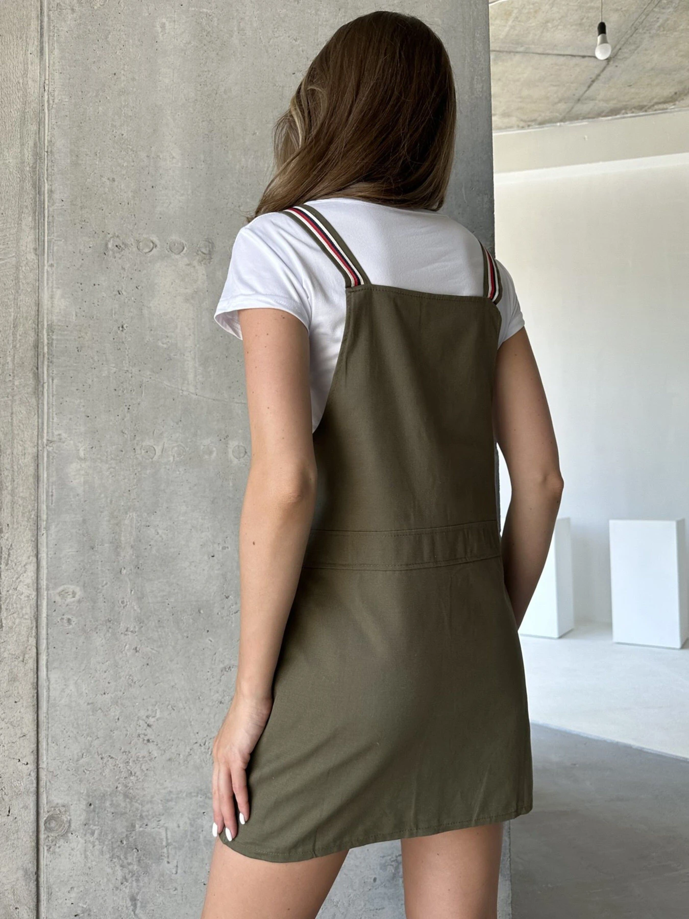 Сукні ISSA Plus модель WN20-495_khaki Фото