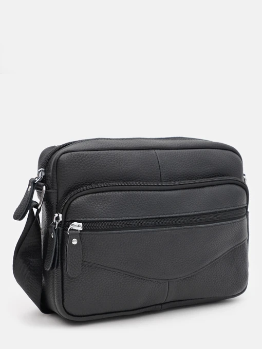 Сумки Borsa Leather модель K1089bl-black Фото