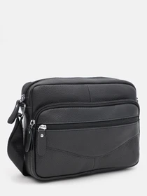 Сумки Borsa Leather модель K1089bl-black Фото