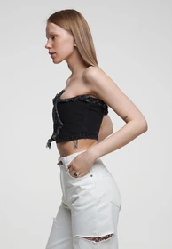 Корсет джинсовый модель sp21-crst-black Фото