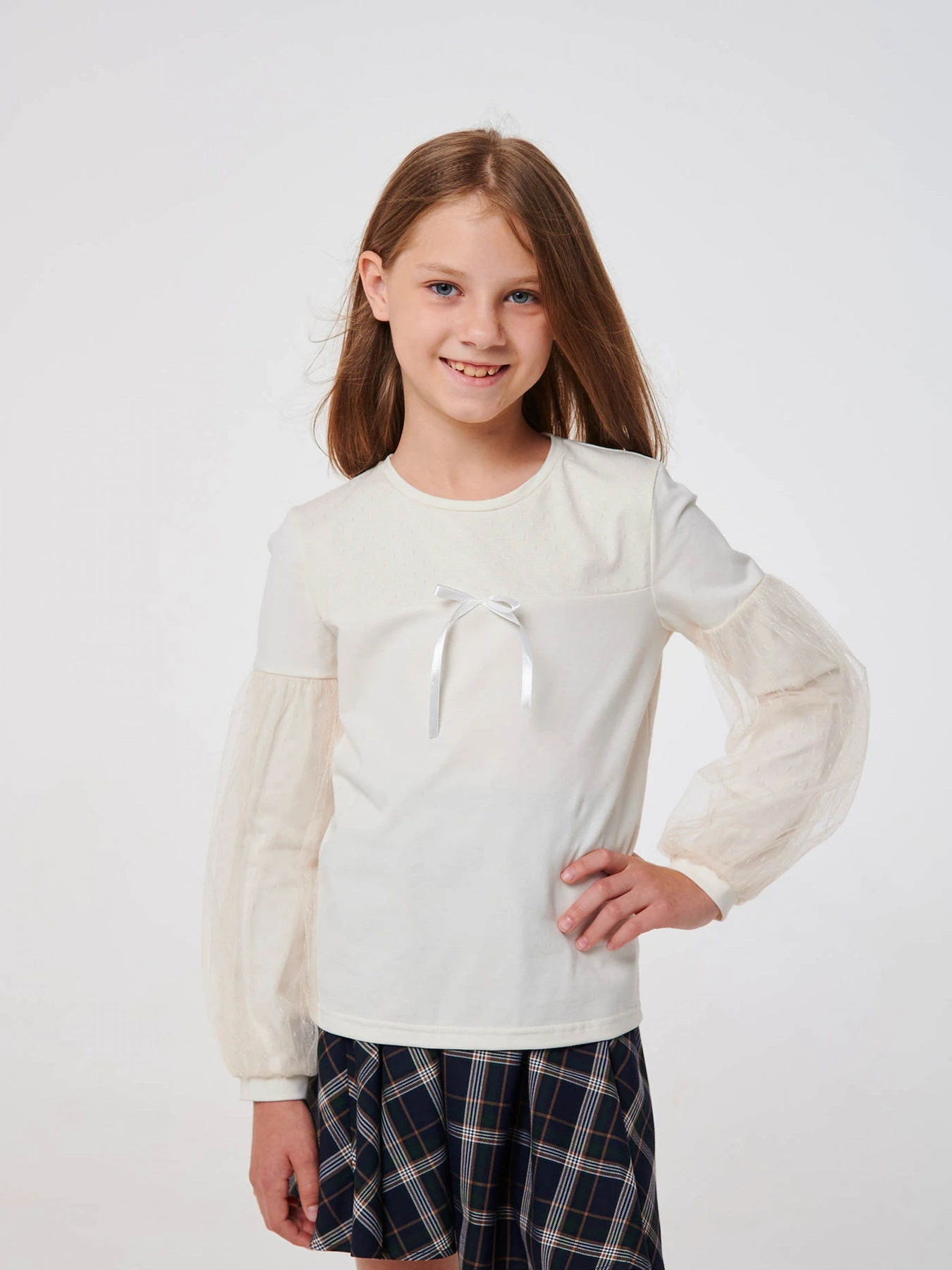 Рубашки SMIL модель smil_114906-molocnyj Фото