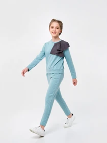 Костюмы SMIL модель smil_117210-sero-zelenyj Фото