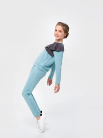 Костюмы SMIL модель smil_117210-sero-zelenyj Фото