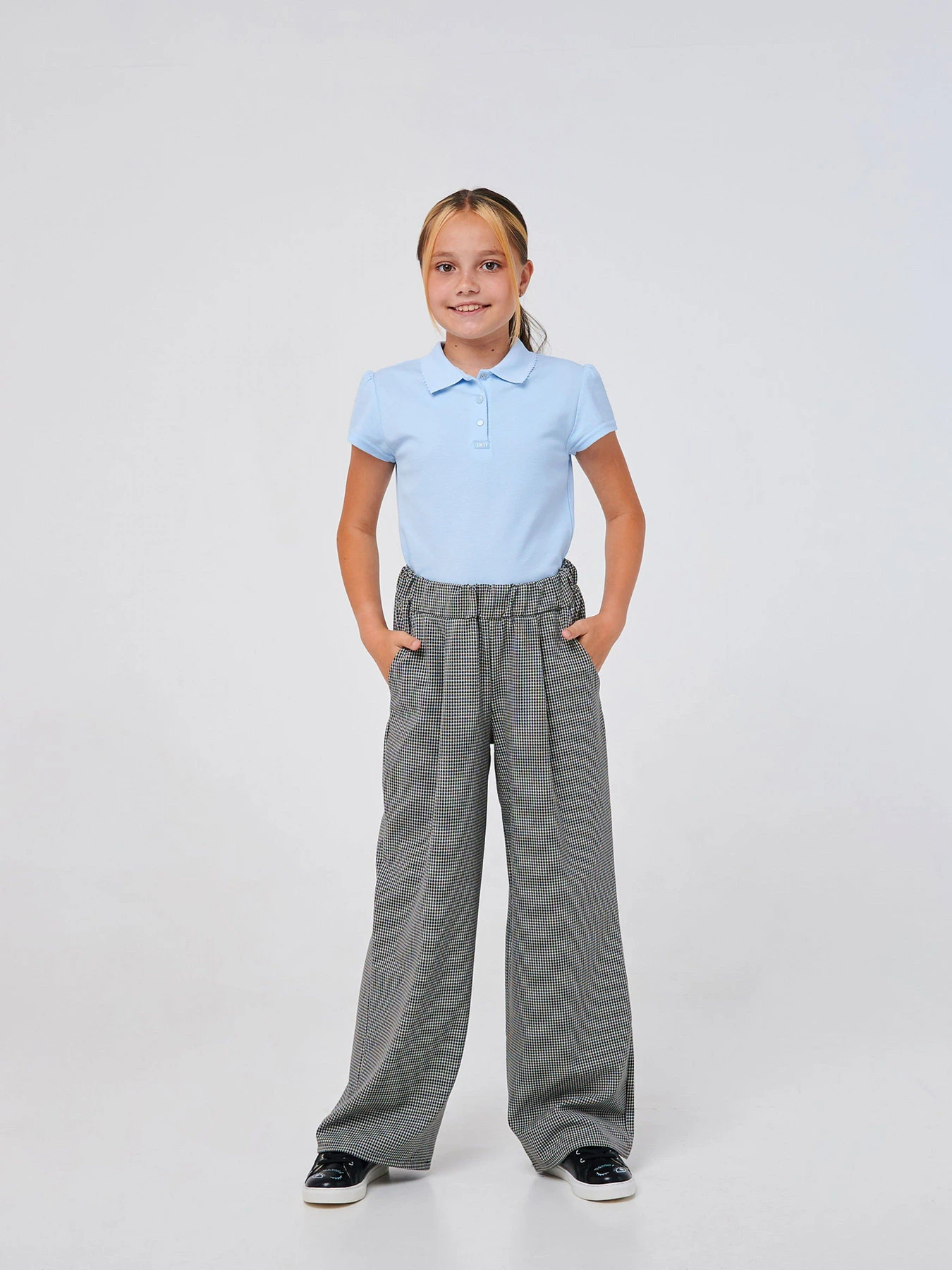 Штани SMIL модель smil_115539-cerno-belaa-lapka Фото