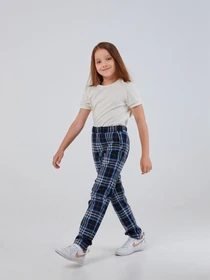 Брюки SMIL модель smil_115537-tsine-golubaa-kletka Фото