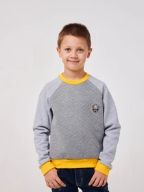 Худи и свитшоты SMIL модель smil_116600-temno-seryj-melanz Фото