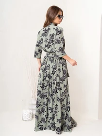 Сукні ISSA Plus модель 14070_olive Фото