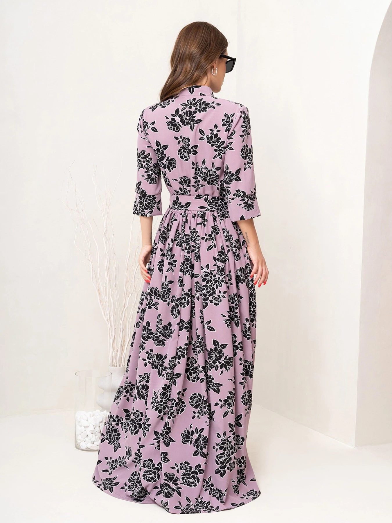 Сукні ISSA Plus модель 14070_lilac Фото