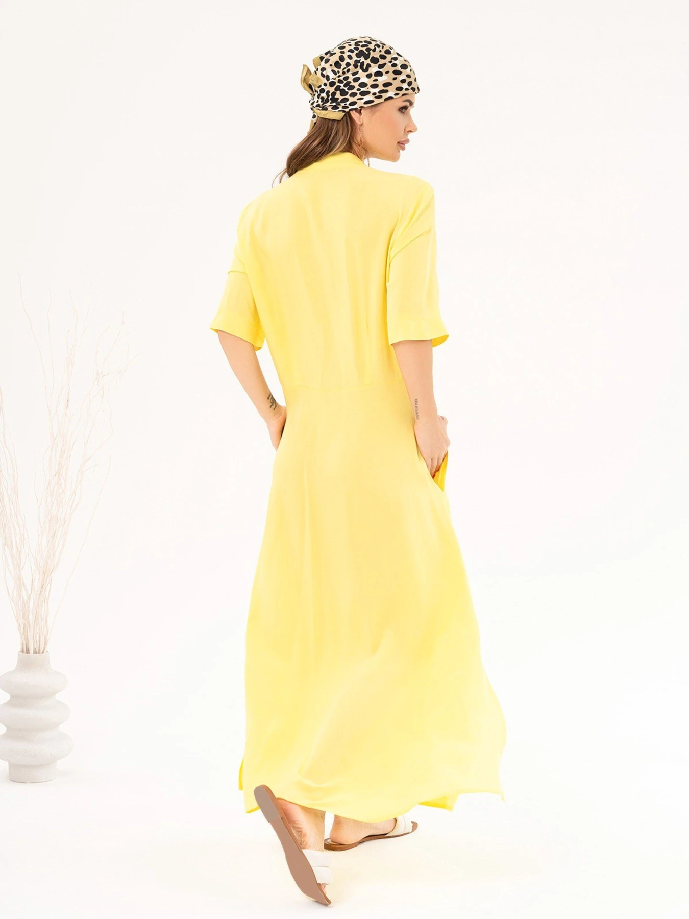 Платья ISSA Plus модель 14072_yellow Платья ISSA Plus модель 14072_yellow Фото