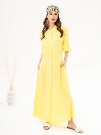 Платья ISSA Plus модель 14072_yellow Фото