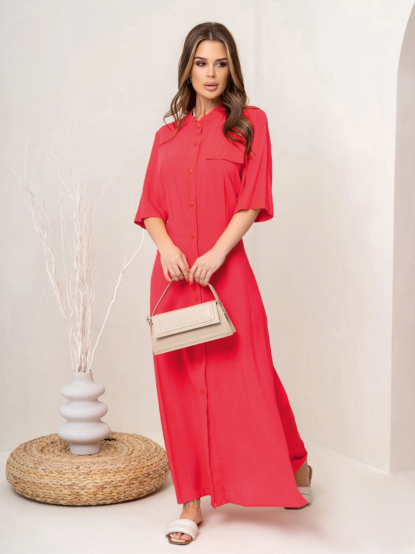 Сукні ISSA Plus модель 14072_crimson Сукні ISSA Plus модель 14072_crimson Фото